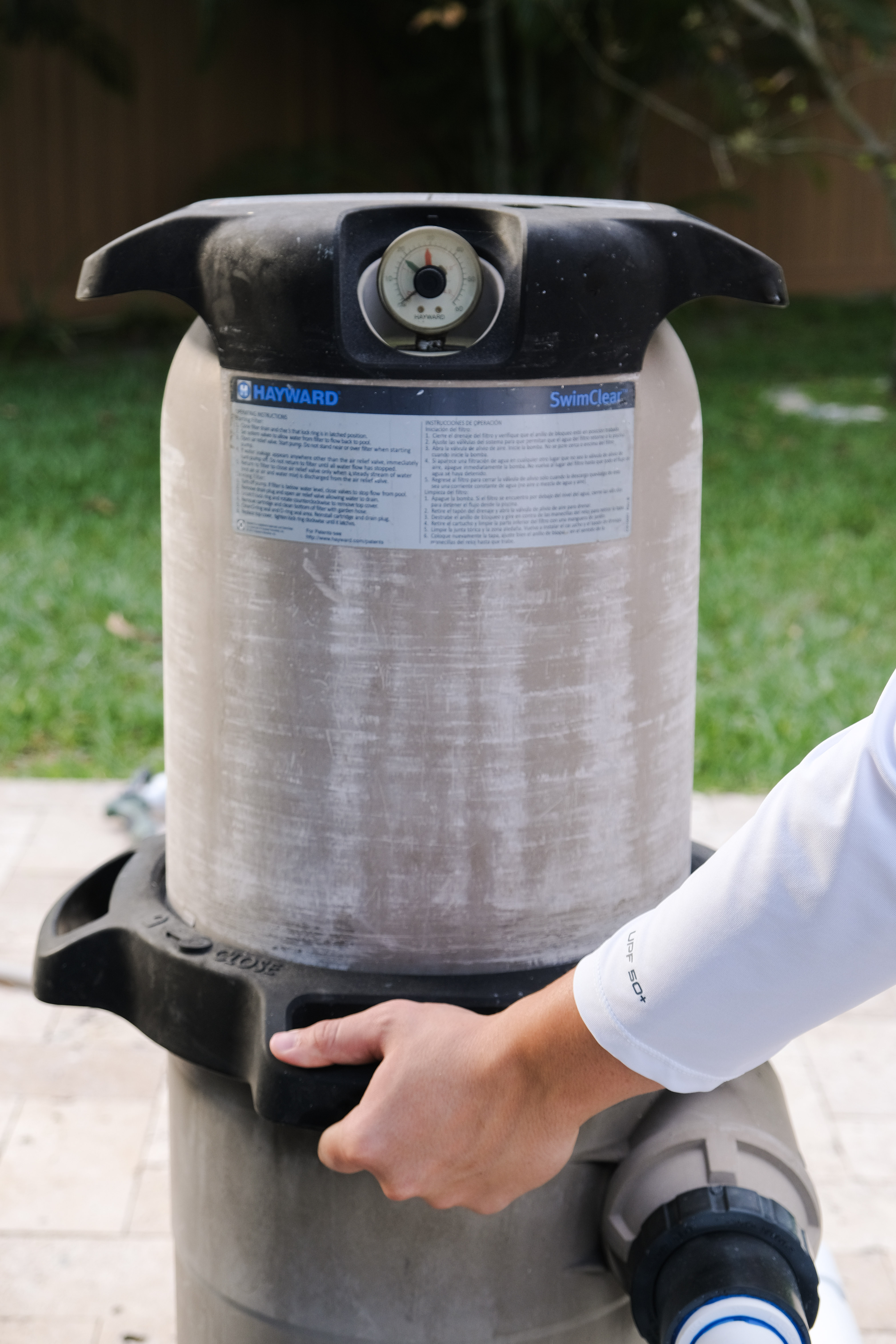 Pool filter maintenance