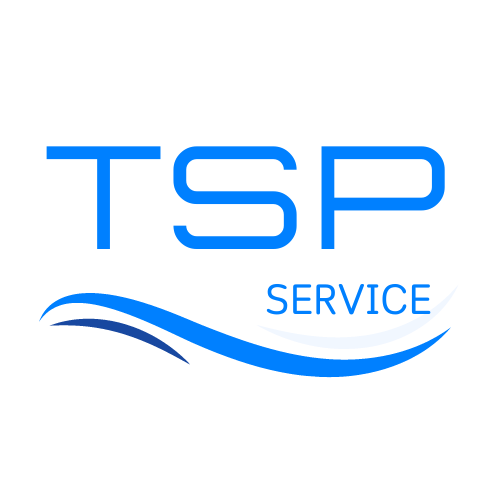 Blue Company Water Drop Logo 